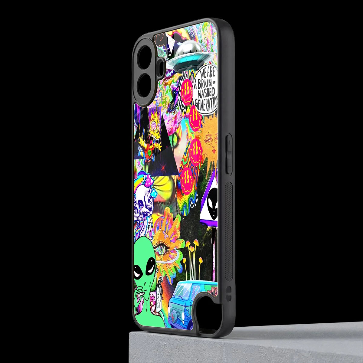 Alien Escape cmf nothing phone 1 mobile cover | shockproof glass phone case