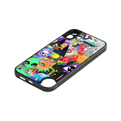 Alien Escape stylish phone case for cmf nothing phone 1 | glossy glass and slim fit