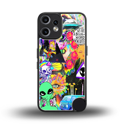 Alien Escape back phone cover | glass case for cmf nothing phone 2 pro