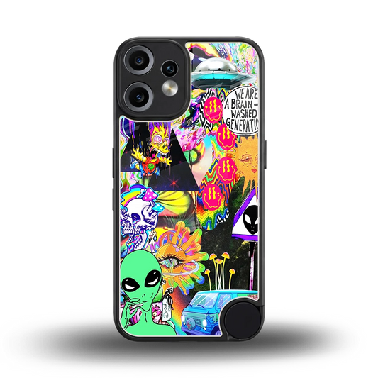 Alien Escape back phone cover | glass case for cmf nothing phone 2 pro
