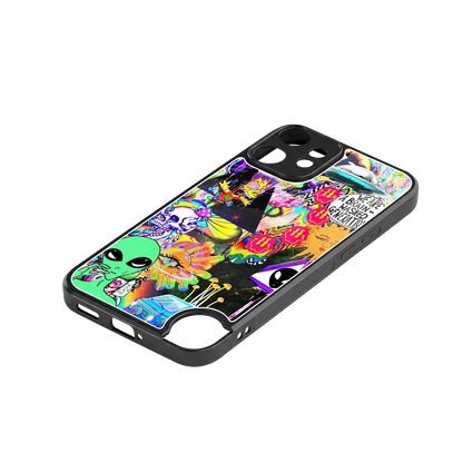 Alien Escape stylish phone case for cmf nothing phone 2 pro | glossy glass and slim fit