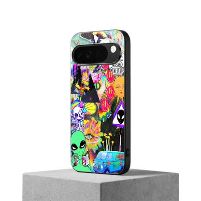 Alien Escape google pixel 10 pro xl mobile cover | shockproof glass phone case