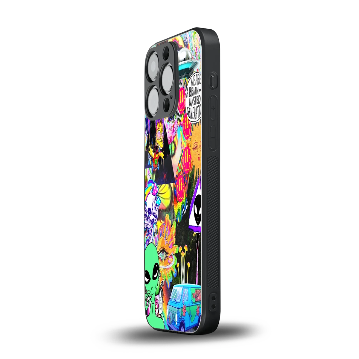 Alien Escape iphone 13 pro mobile cover | shockproof glass phone case