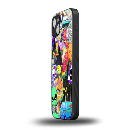 Alien Escape iphone 13 mobile cover | shockproof glass phone case