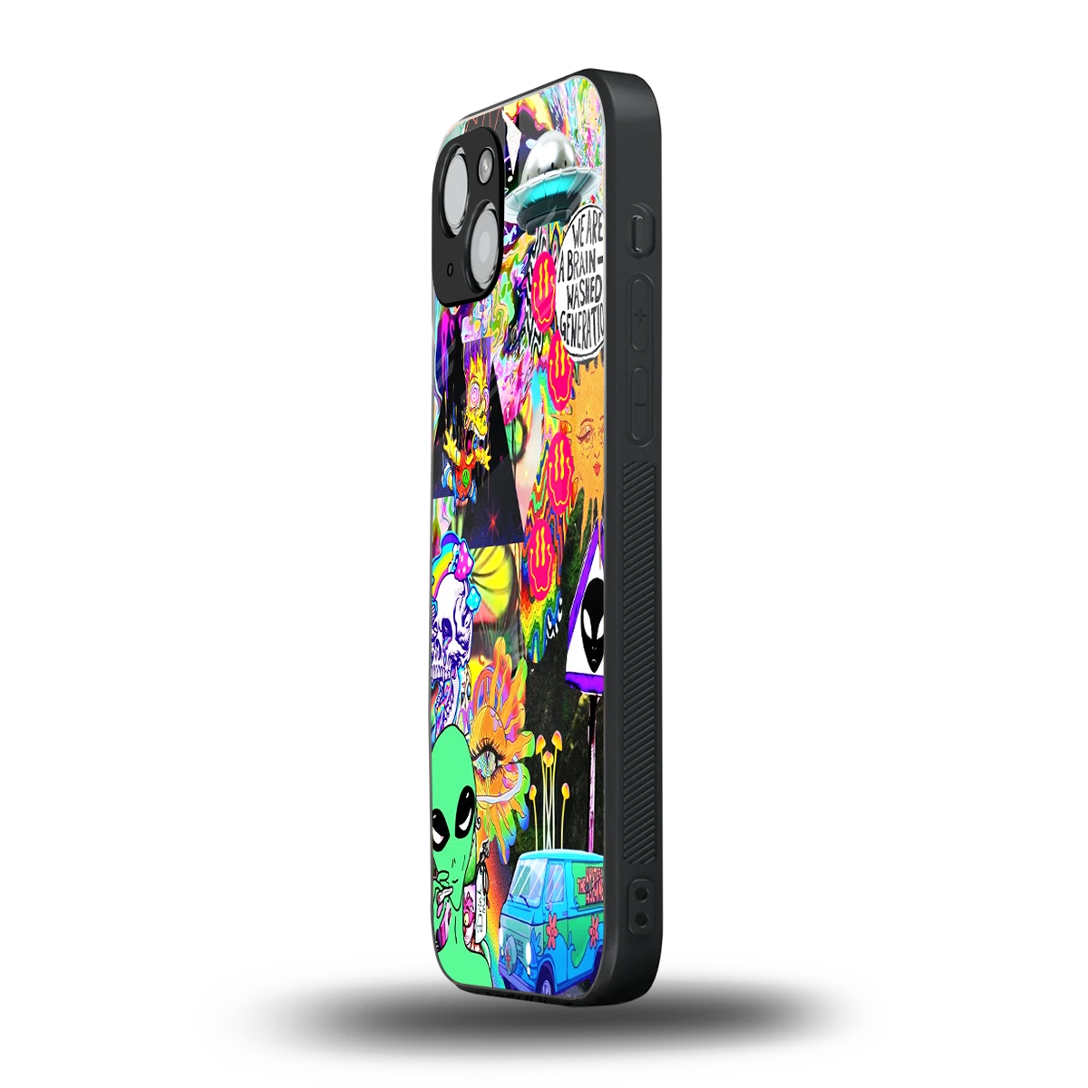 Alien Escape iphone 14 mobile cover | shockproof glass phone case