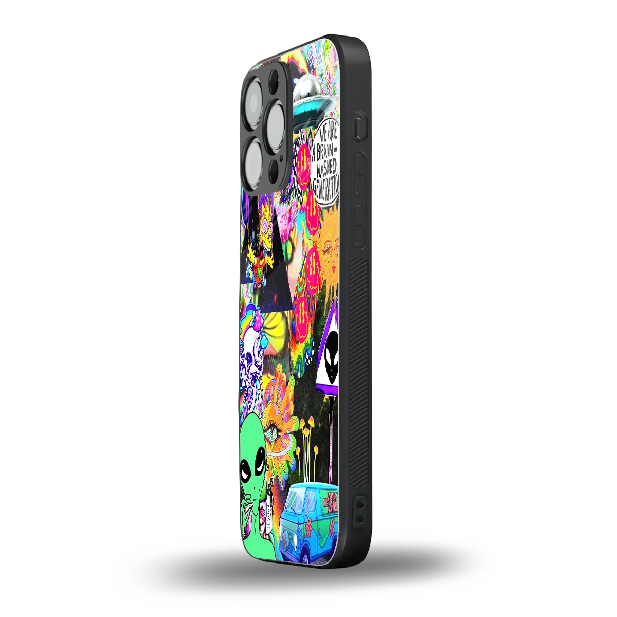 Alien Escape iphone 15 pro max mobile cover | shockproof glass phone case