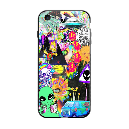 Alien Escape back phone cover | glass case for iphone 6