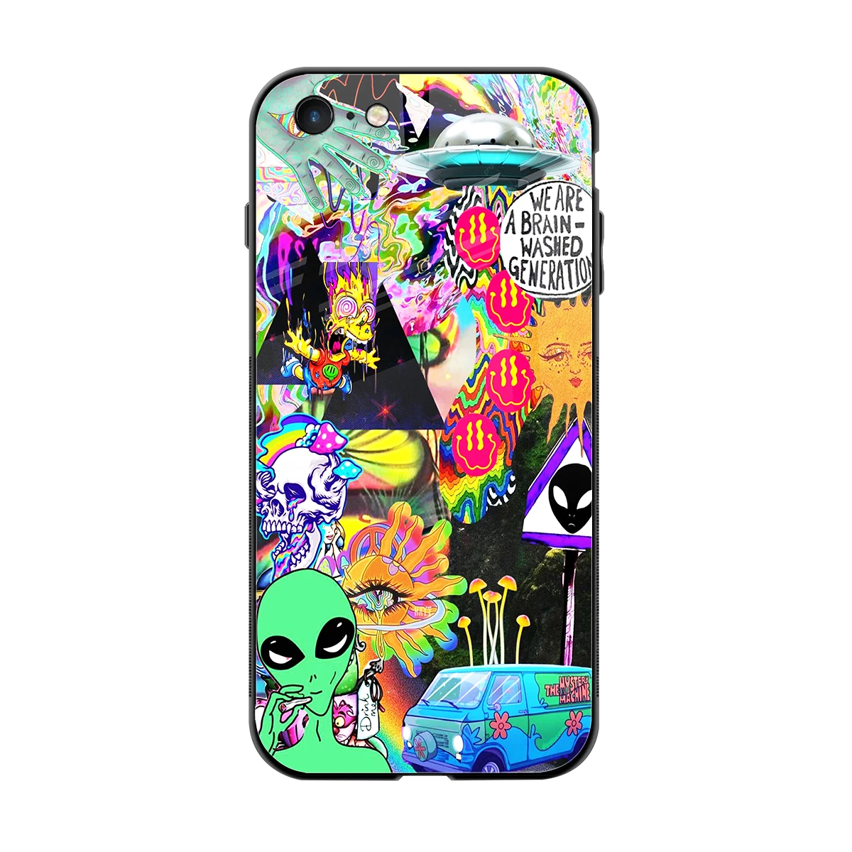 Alien Escape back phone cover | glass case for iphone 6s
