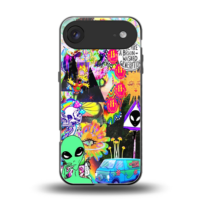 Alien Escape back phone cover | glass case for iphone air