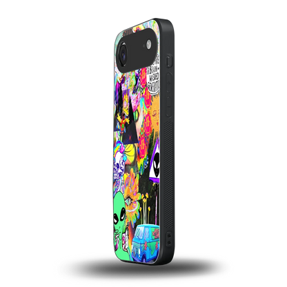 Alien Escape iphone air mobile cover | shockproof glass phone case
