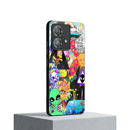 Alien Escape motorola edge 40 neo 5g mobile cover | shockproof glass phone case