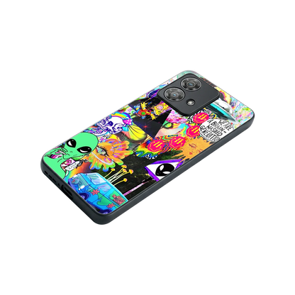 Alien Escape stylish phone case for motorola edge 40 neo 5g | glossy glass and slim fit