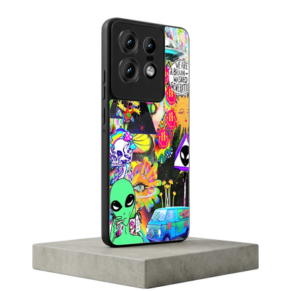 Alien Escape motorola edge 50 pro mobile cover | shockproof glass phone case