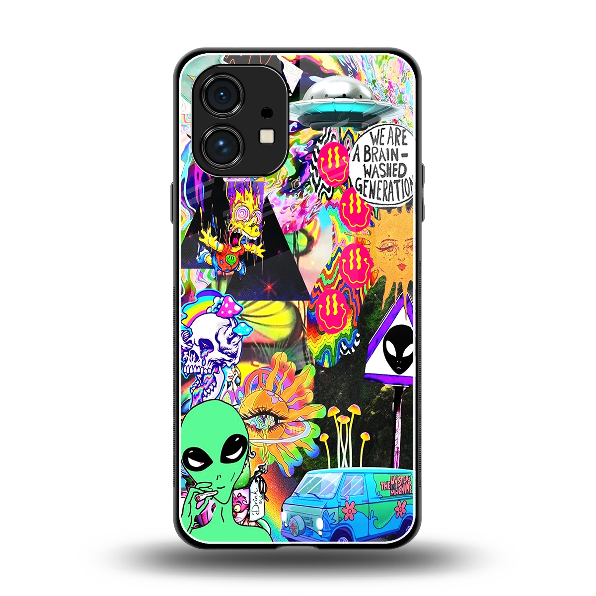 Alien Escape back phone cover | glass case for nothing phone 1