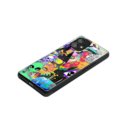Alien Escape stylish phone case for nothing phone 1 | glossy glass and slim fit
