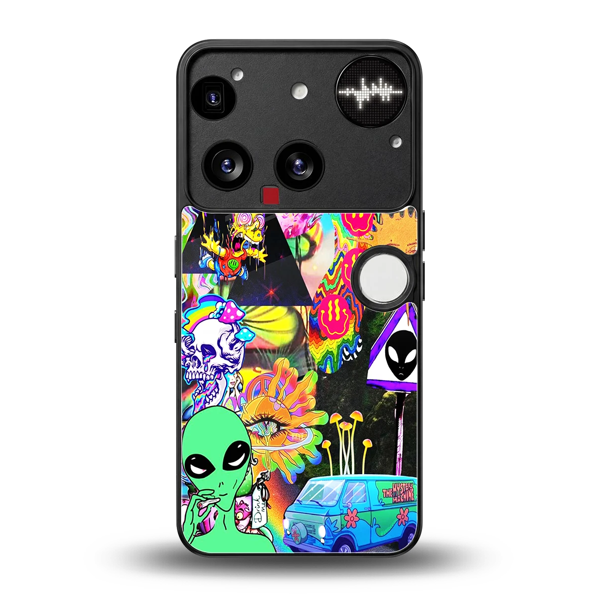 Alien Escape back phone cover | glass case for nothing phone 3