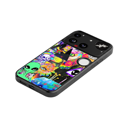 Alien Escape stylish phone case for nothing phone 3 | glossy glass and slim fit