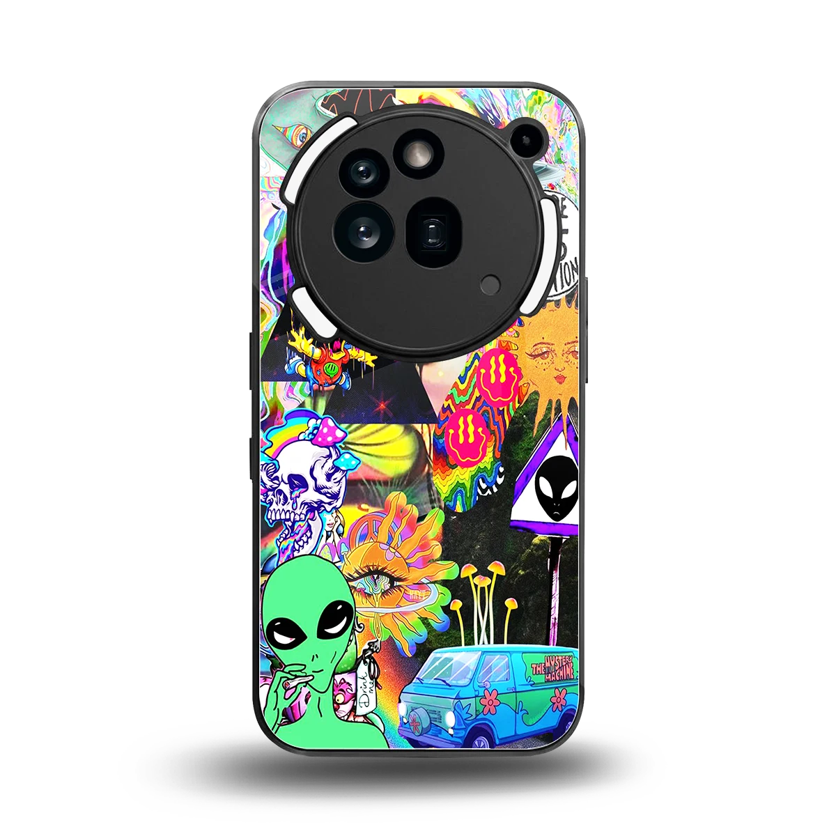 Alien Escape back phone cover | glass case for nothing phone 3a pro