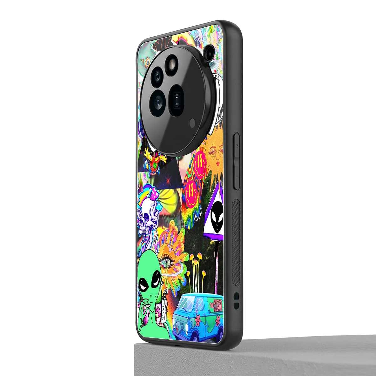 Alien Escape nothing phone 3a pro mobile cover | shockproof glass phone case