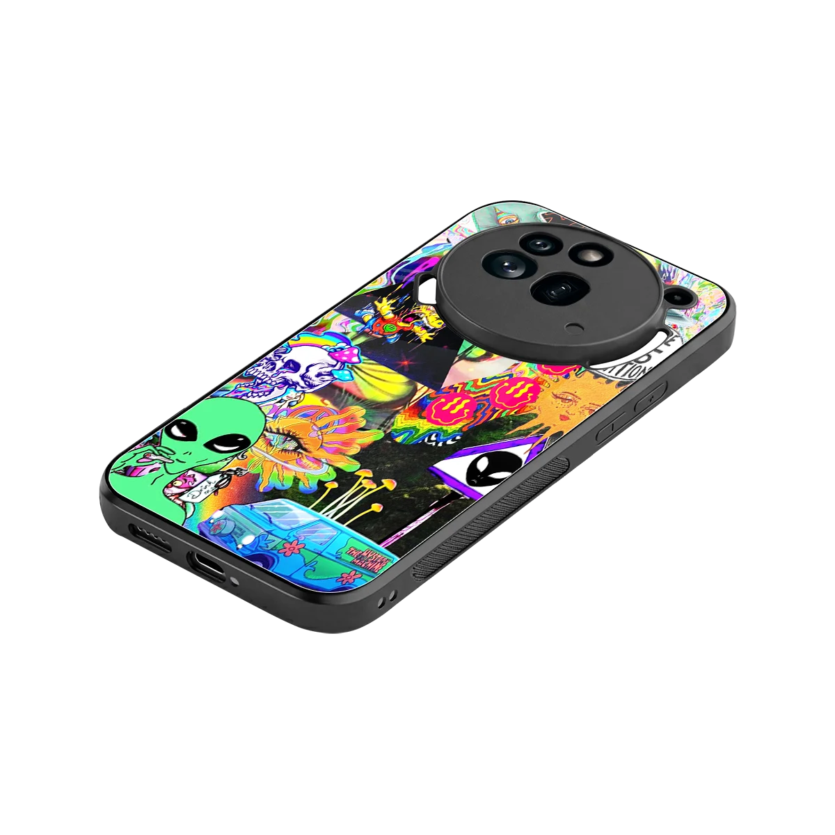 Alien Escape stylish phone case for nothing phone 3a pro | glossy glass and slim fit