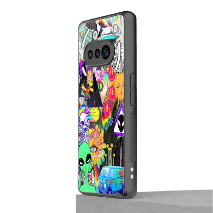 Alien Escape nothing phone 3a mobile cover | shockproof glass phone case