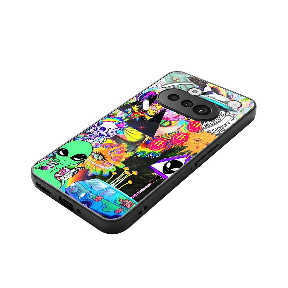 Alien Escape stylish phone case for nothing phone 3a | glossy glass and slim fit