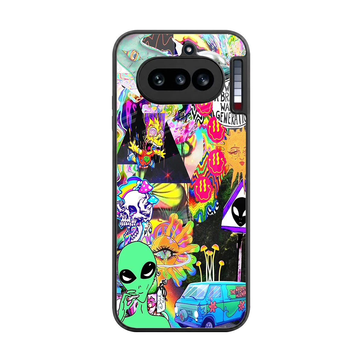 Alien Escape back phone cover | glass case for nothing phone 4a