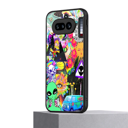 Alien Escape nothing phone 4a mobile cover | shockproof glass phone case
