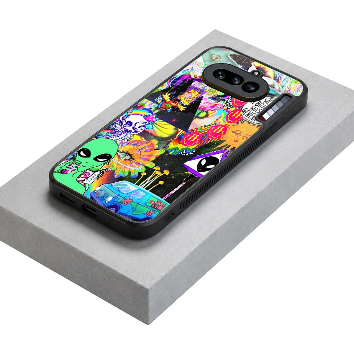 Alien Escape stylish phone case for nothing phone 4a | glossy glass and slim fit
