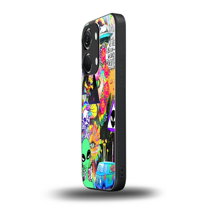 Alien Escape oneplus nord 3 mobile cover | shockproof glass phone case