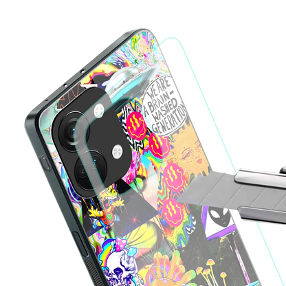 Alien Escape stylish phone case for oneplus nord 3 | glossy glass and slim fit