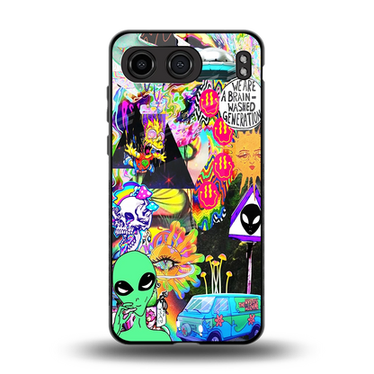 Alien Escape back phone cover | glass case for oneplus nord 4
