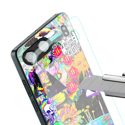 Alien Escape stylish phone case for oneplus nord 4 | glossy glass and slim fit