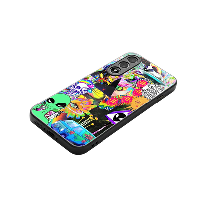Alien Escape stylish phone case for oneplus nord 5 | glossy glass and slim fit