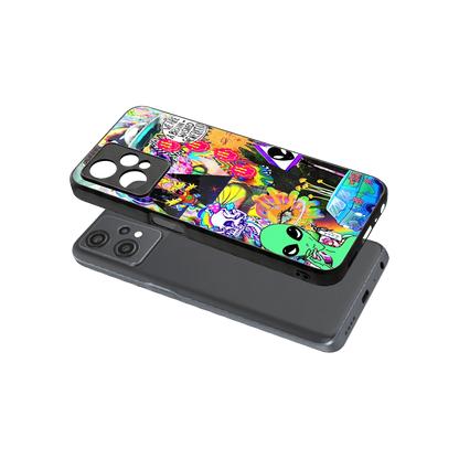 Alien Escape sleek oneplus nord ce 2 lite cover with tempered glass back and TPU edges