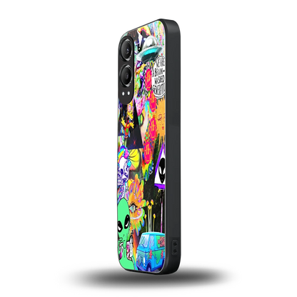 Alien Escape oneplus nord ce 4 lite mobile cover | shockproof glass phone case