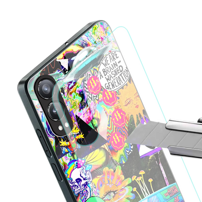 Alien Escape stylish phone case for oneplus nord ce 4 lite | glossy glass and slim fit