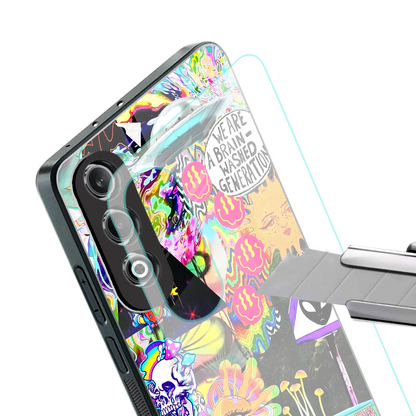 Alien Escape stylish phone case for oneplus nord ce 4 | glossy glass and slim fit