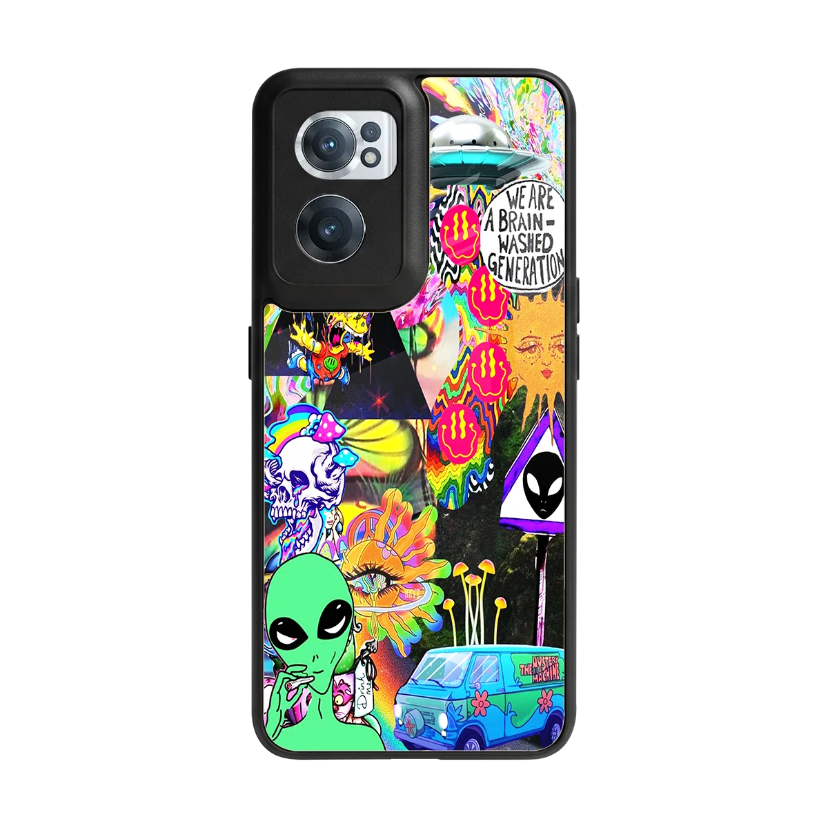Alien Escape back phone cover | glass case for oneplus nord ce 2