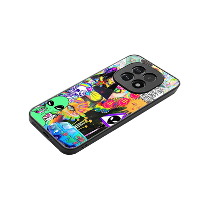 Alien Escape stylish phone case for oppo f29 5g | glossy glass and slim fit