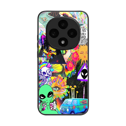 Alien Escape back phone cover | glass case for oppo f31 pro 5g
