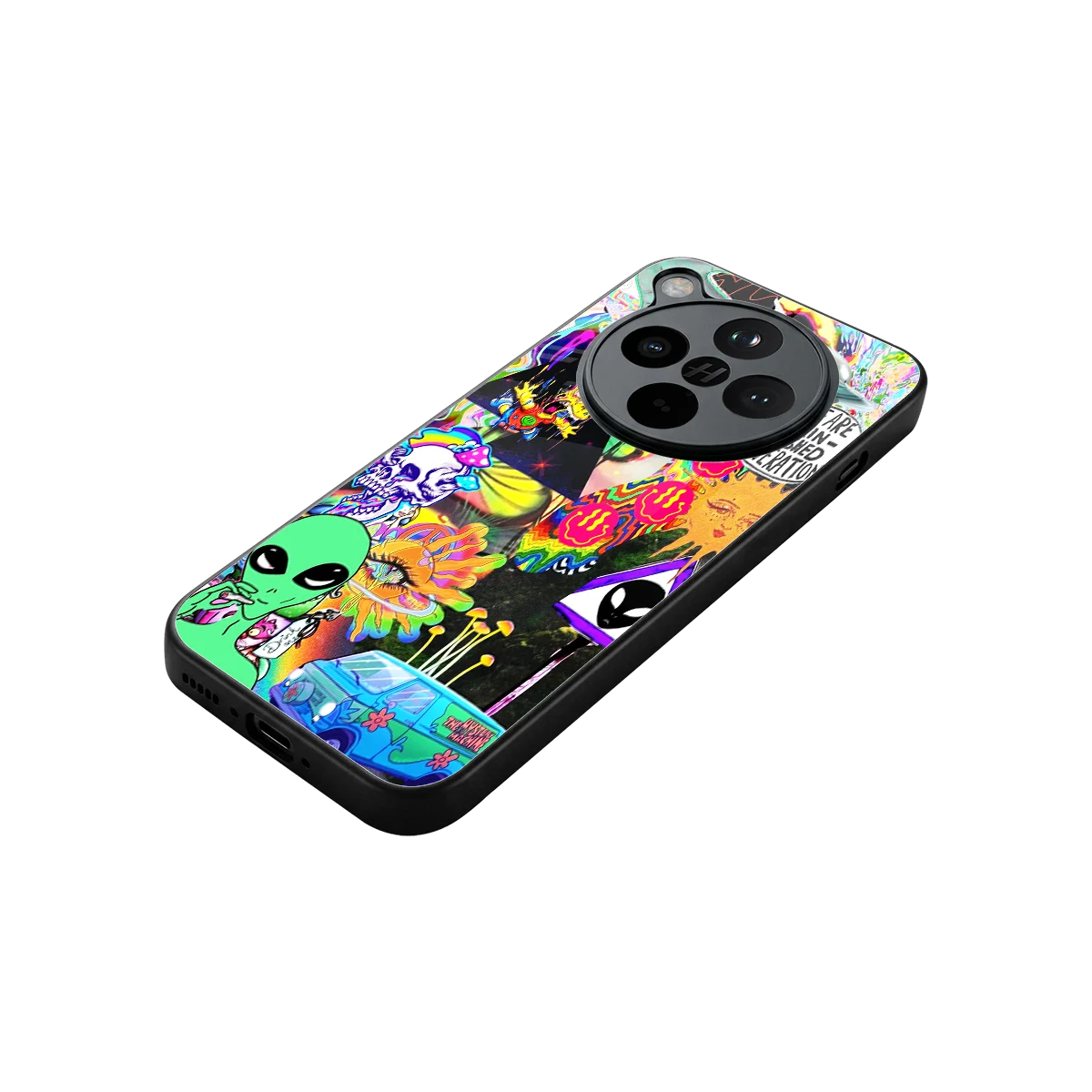 Alien Escape stylish phone case for oppo find x8 | glossy glass and slim fit