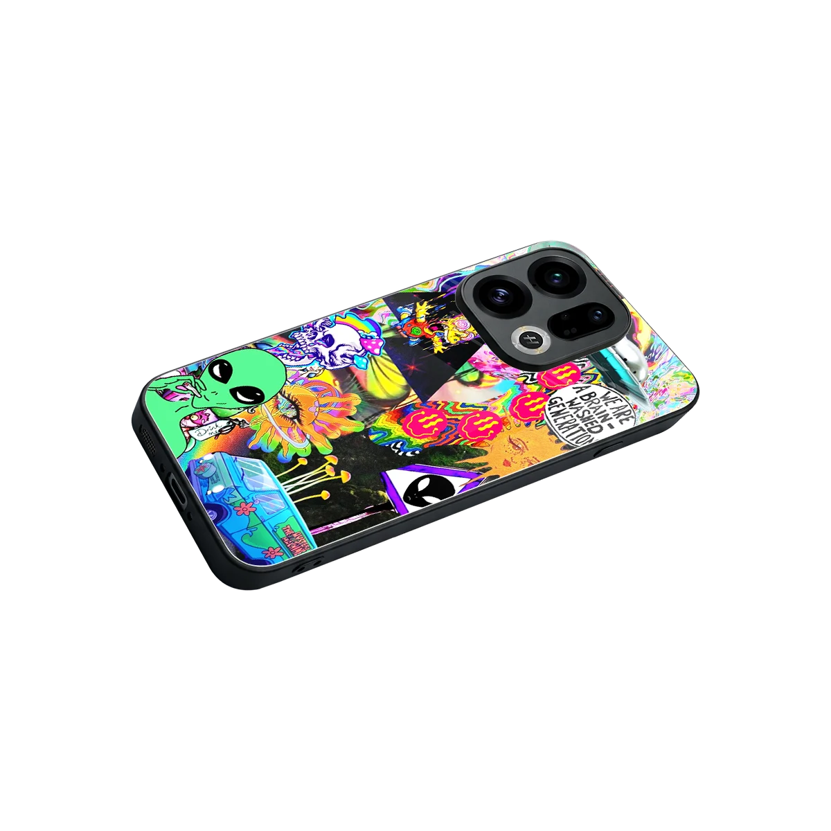 Alien Escape stylish phone case for oppo find x9 | glossy glass and slim fit