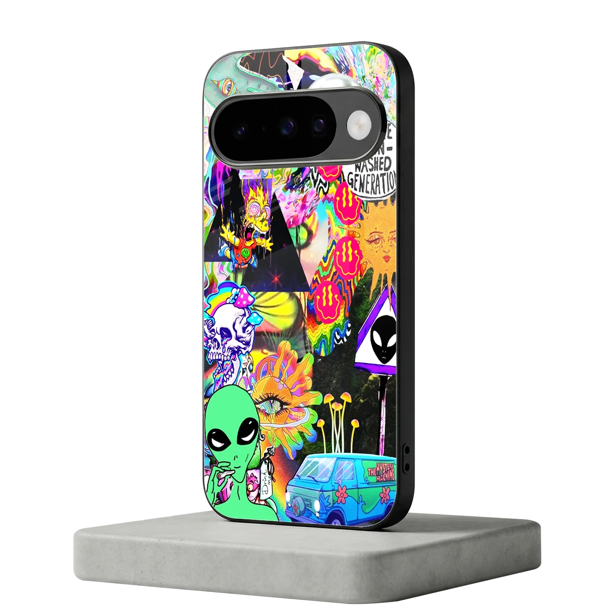 Alien Escape google pixel 10 mobile cover | shockproof glass phone case