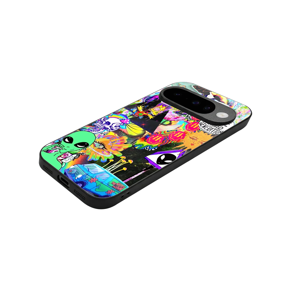 Alien Escape stylish phone case for google pixel 10 | glossy glass and slim fit