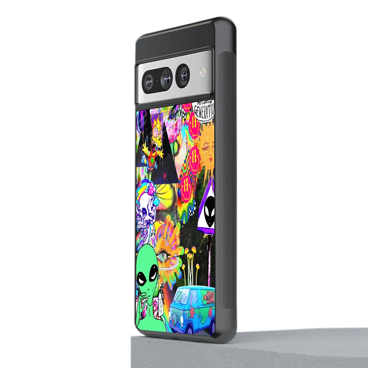 Alien Escape stylish phone case for google pixel 7 pro | glossy glass and slim fit