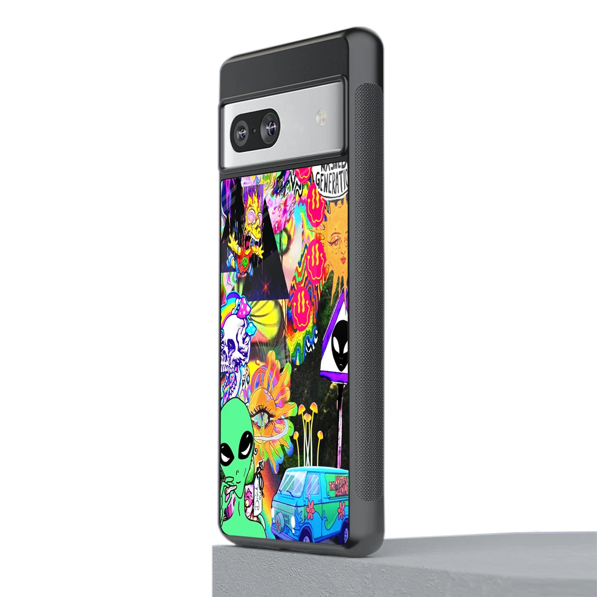 Alien Escape stylish phone case for google pixel 7 | glossy glass and slim fit