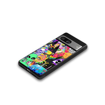 Alien Escape google pixel 8 mobile cover | shockproof glass phone case