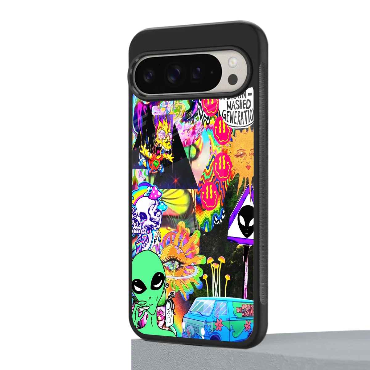 Alien Escape google pixel 9 pro mobile cover | shockproof glass phone case