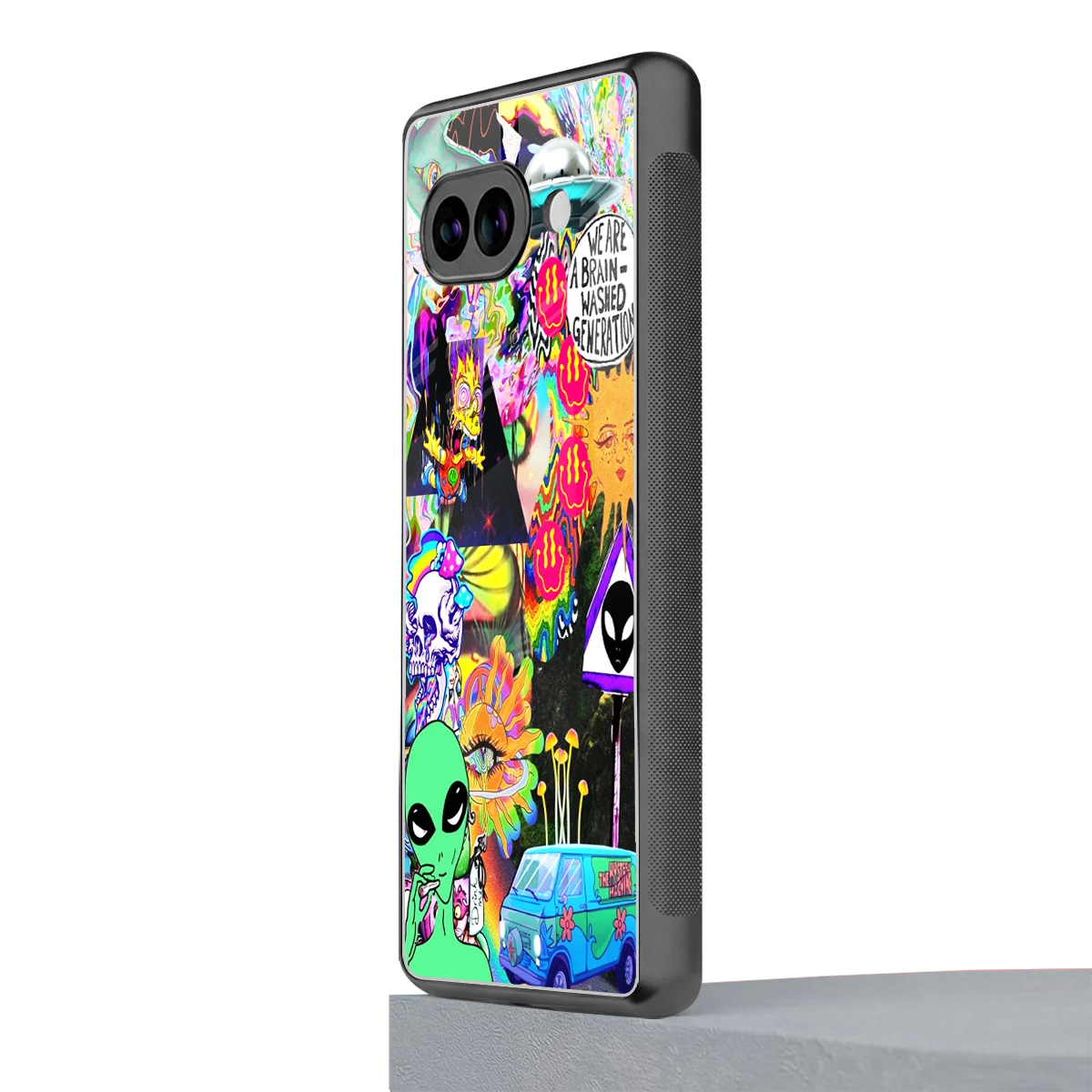Alien Escape google pixel 10a mobile cover | shockproof glass phone case
